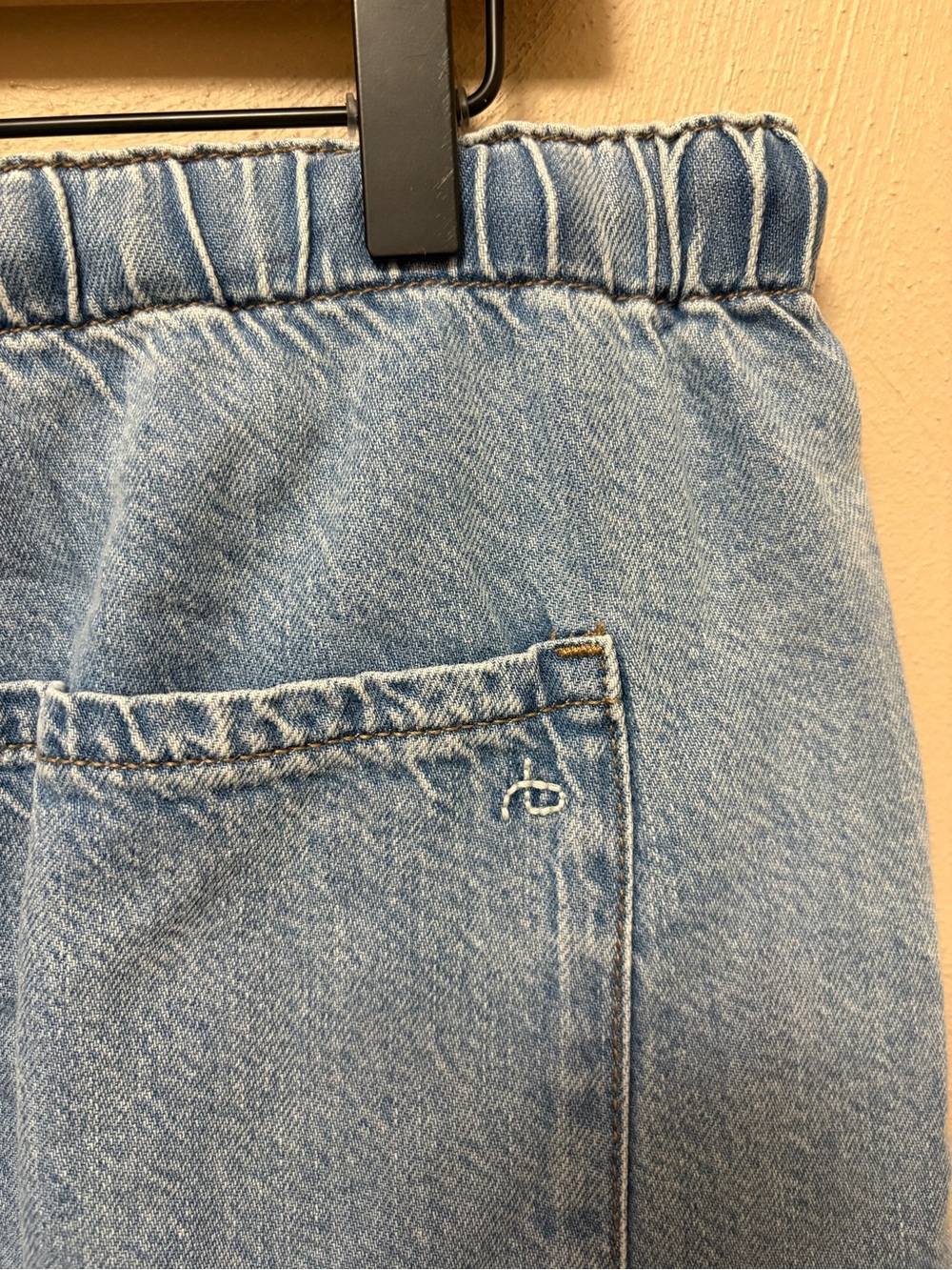 Rag & Bone Lori Beach Drawstring Pant Jean Wentworth Size Large NWT New - Picture 11 of 15